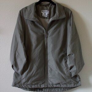 Columbia Green Lightweight Lined Full-Zip Jacket